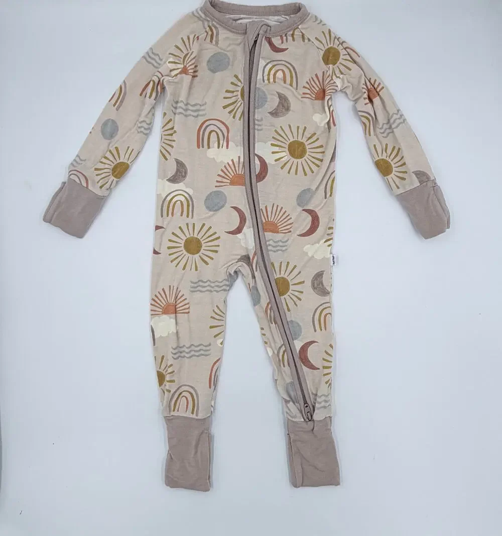Little Sleepies Desert Sunrise Zippy Bamboo Pajamas 0-3 months